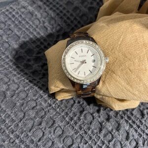 Fossil Womans tortoiseshell watch